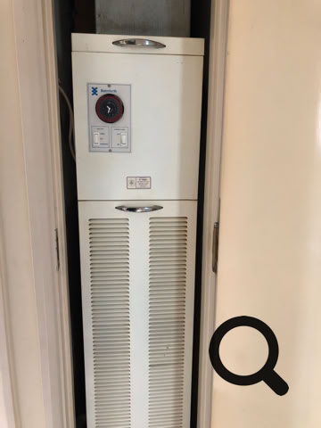 Balmforth BD30 warm air heater still in regular use