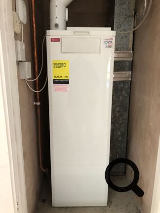 Johnson and Starley Warmcair high efficiency condensing gas boiler